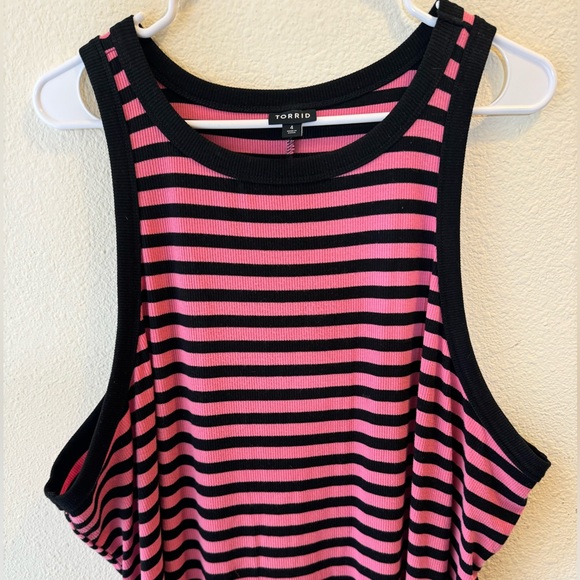 Maxi Rib Body Con Slip Dress Torrid - Picture 6 of 7